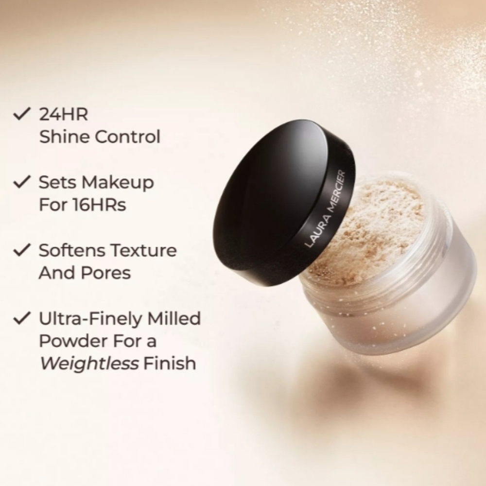 NIB Laura Mercier Translucent Loose Setting Powder Full Size - Picture 4 of 7